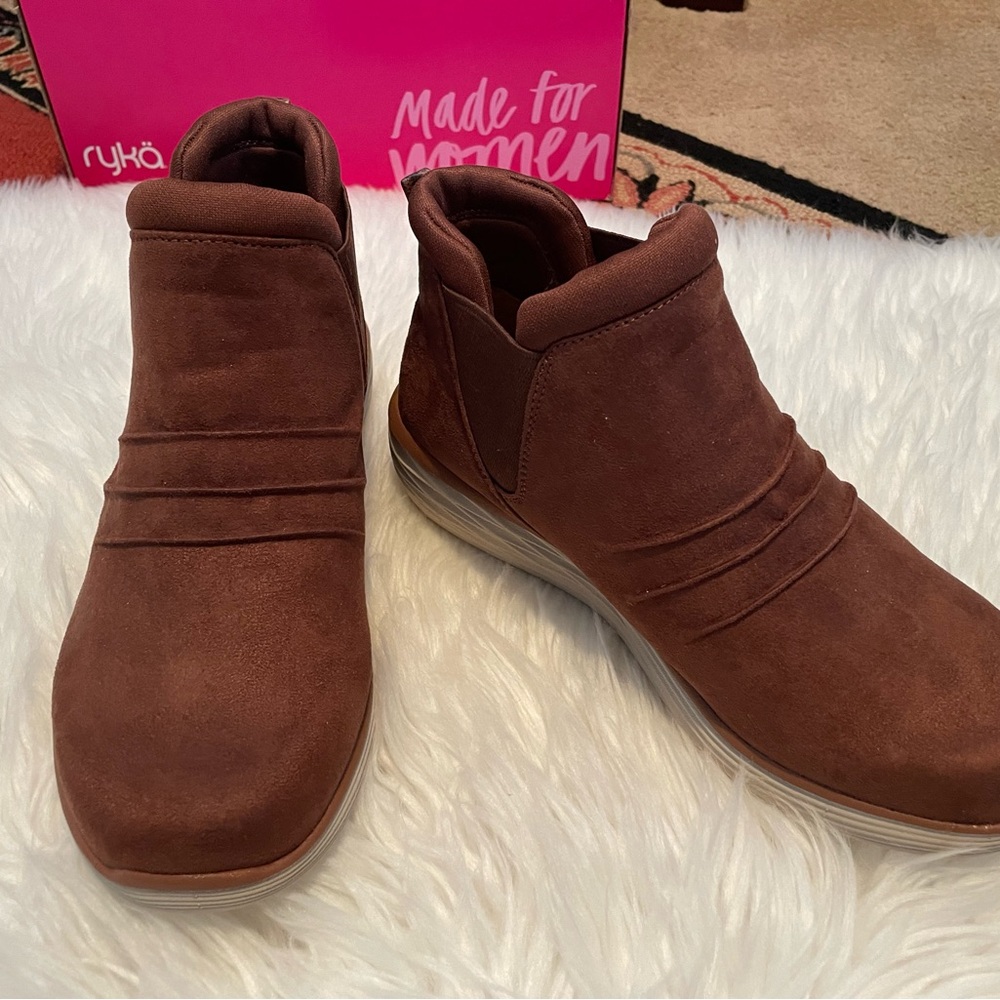 Ryka Women's Chocolate Ankle Booties